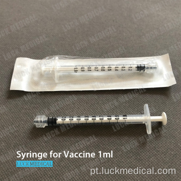 Seringa de vacina de 1 ml para covid